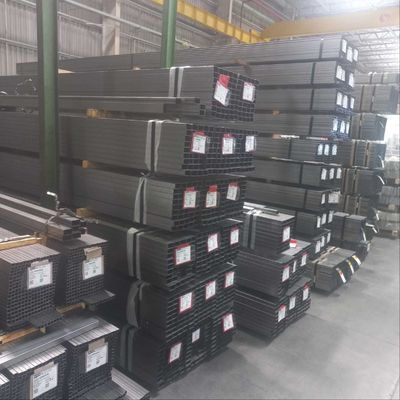 ভালো দাম SAE1060 60# ISO9001 Certified Hot Rolled Black Rectangular Steel Tube for Building Materials অনলাইন