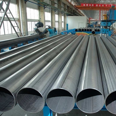ASTM 35# 304 316 20MnG হট রোল্ড বয়লার ইস্পাত আয়তক্ষেত্রাকার বৃত্তাকার পাইপ 6M লেহগথ