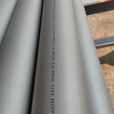 ভালো দাম 304 316 316L  Acid-washed Matte Seamless Stainless Steel Pipe For Drinking Water Transportation অনলাইন