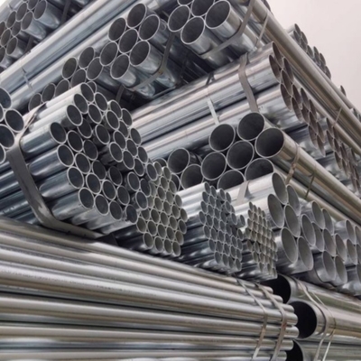 ASTM A53 বিজোড় কার্বন ইস্পাত বৃত্তাকার পাইপ A106 Sch40 হট ডিপ গ্যালভানাইজড কালো হালকা